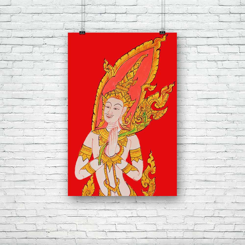 Thai Style Artwork Unframed Paper Poster-Paper Posters Unframed-POS_UN-IC 5003122 IC 5003122, Ancient, Architecture, Art and Paintings, Asian, Automobiles, Buddhism, Culture, Decorative, Drawing, Ethnic, God Buddha, Historical, Medieval, Paintings, Religion, Religious, Signs, Signs and Symbols, Spiritual, Symbols, Traditional, Transportation, Travel, Tribal, Vehicles, Vintage, World Culture, thai, style, artwork, unframed, paper, poster, angel, antique, art, asia, background, beautiful, buddha, church, colo