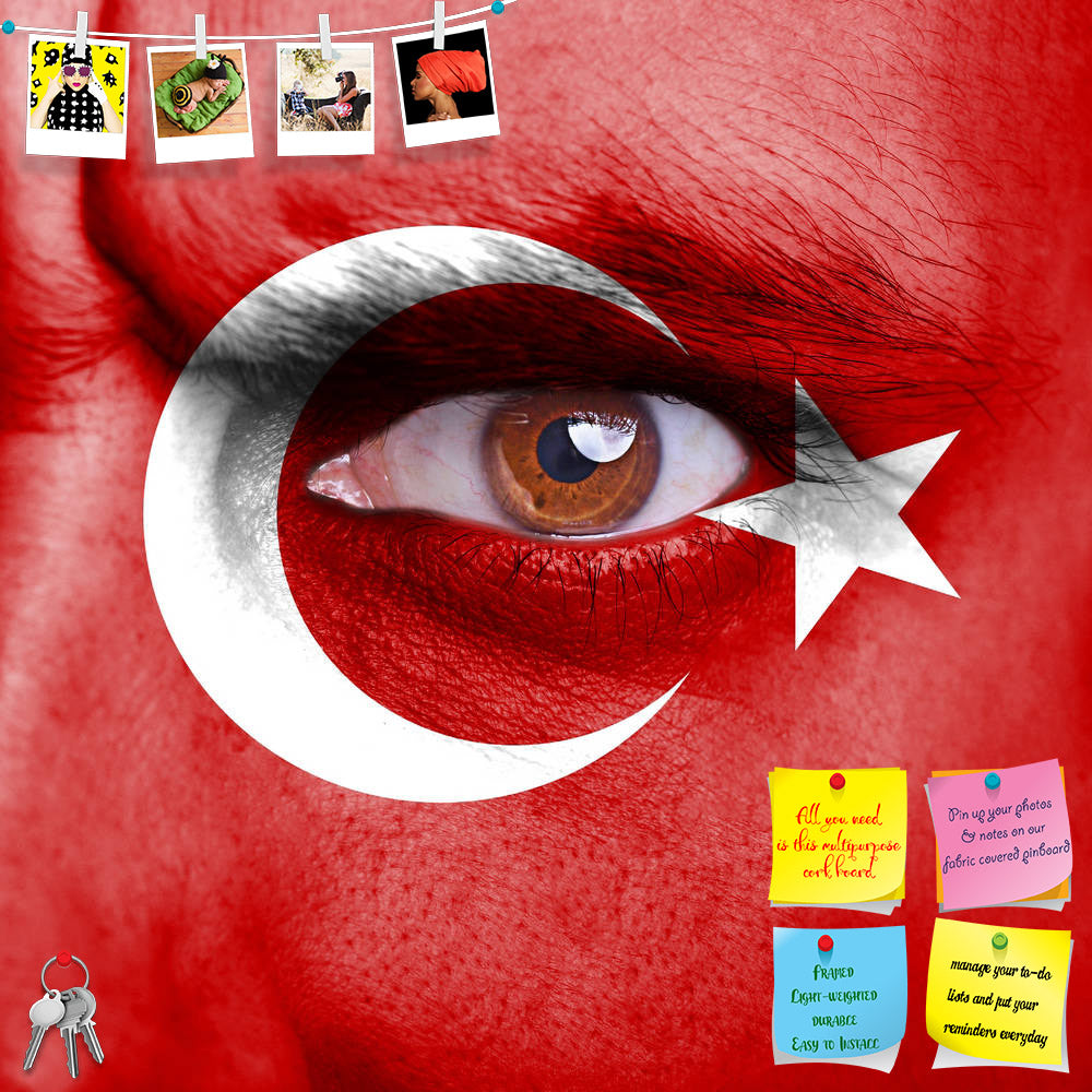 ArtzFolio Turkey Flag Painted On Angry Man Face Printed Bulletin Board Notice Pin Board Soft Board | Frameless-Bulletin Boards Frameless-AZSAO24972006BLB_FL_L-Image Code 5003127 Vishnu Image Folio Pvt Ltd, IC 5003127, ArtzFolio, Bulletin Boards Frameless, Places, Portraits, Photography, turkey, flag, painted, on, angry, man, face, printed, bulletin, board, notice, pin, soft, frameless, portrait, fan, woman, closeup, human, national, sporty, european, sign, culture, adult, success, symbol, casual, freedom, p