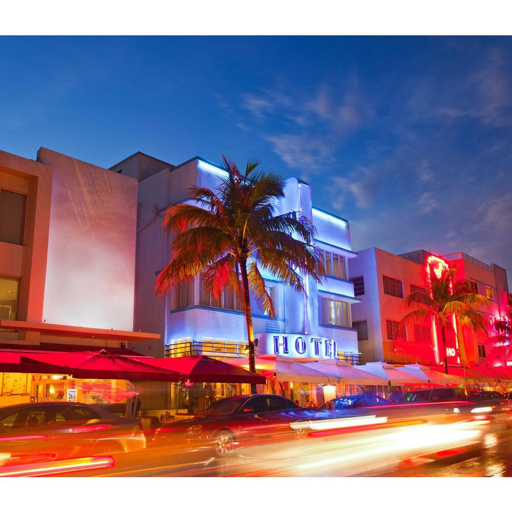 Miami Beach, Florida, USA Canvas Painting Synthetic Frame-Paintings MDF Framing-AFF_FR-IC 5003141 IC 5003141, American, Art Deco, Cities, City Views, Skylines, Sunsets, Tropical, miami, beach, florida, usa, canvas, painting, synthetic, frame, hotels, hotel, building, art, deco, beautiful, blue, buildings, city, cityscape, clouds, colorful, light, night, ocean, drive, palm, trees, red, sky, skyline, south, street, summer, sunset, travel, destination, artzfolio, wall decor for living room, wall frames for liv