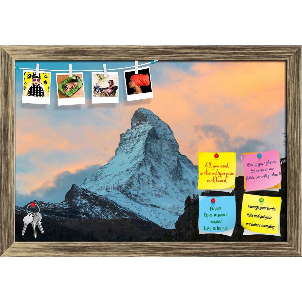 ArtzFolio Matterhorn Peak, Zermatt, Switzerland Printed Bulletin Board Notice Pin Board Soft Board | Framed-Bulletin Boards Framed-AZSAO25084679BLB_FR_L-Image Code 5003144 Vishnu Image Folio Pvt Ltd, IC 5003144, ArtzFolio, Bulletin Boards Framed, Landscapes, Places, Photography, matterhorn, peak, zermatt, switzerland, printed, bulletin, board, notice, pin, soft, framed, pin up board, push pin board, extra large cork board, big pin board, notice board, small bulletin board, cork board, wall notice board, gia