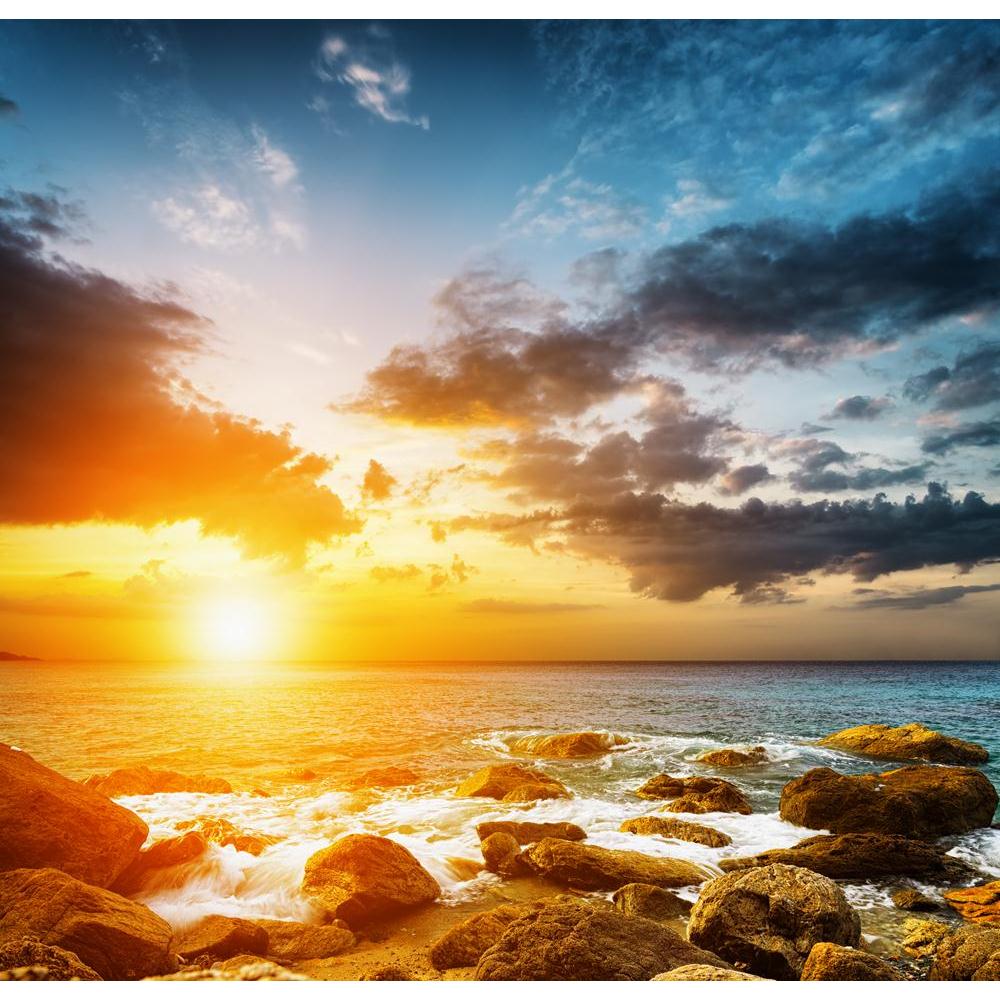 Sunset Landscape Canvas Painting Synthetic Frame-Paintings MDF Framing-AFF_FR-IC 5003146 IC 5003146, Automobiles, Black, Black and White, Landscapes, Marble and Stone, Nature, Scenic, Seasons, Sunrises, Sunsets, Transportation, Travel, Tropical, Vehicles, sunset, landscape, canvas, painting, synthetic, frame, background, bay, beach, beautiful, beauty, blue, cloud, coast, color, colorful, dawn, dusk, evening, horizon, morning, night, ocean, orange, outdoor, peaceful, red, reflection, rock, sand, scene, scene