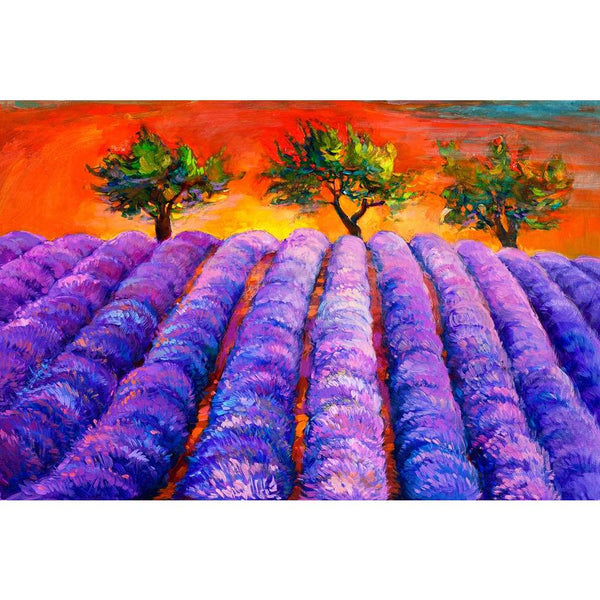 Lavender Fields & Trees Unframed Paper Poster-Paper Posters Unframed-POS_UN-IC 5003150 IC 5003150, Abstract Expressionism, Abstracts, Art and Paintings, Botanical, Floral, Flowers, Illustrations, Impressionism, Japanese, Landscapes, Modern Art, Nature, Paintings, Rural, Scenic, Seasons, Semi Abstract, Signs, Signs and Symbols, Sunsets, lavender, fields, trees, unframed, paper, wall, poster, abstract, acrylic, art, artistic, background, beautiful, blue, bright, brush, canvas, charming, color, colorful, cotta