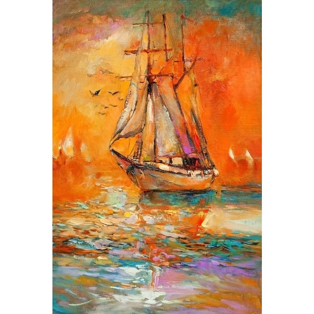 ArtzFolio Artwork Of Sail Ship & Sea D4 Unframed Paper Poster-Paper Posters Unframed-AZART25101188POS_UN_L-Image Code 5003151 Vishnu Image Folio Pvt Ltd, IC 5003151, ArtzFolio, Paper Posters Unframed, Landscapes, Fine Art Reprint, artwork, of, sail, ship, sea, d4, unframed, paper, poster, wall, large, size, for, living, room, home, decoration, big, framed, decor, posters, pitaara, box, modern, art, with, frame, bedroom, amazonbasics, door, drawing, small, decorative, office, reception, multiple, friends, im