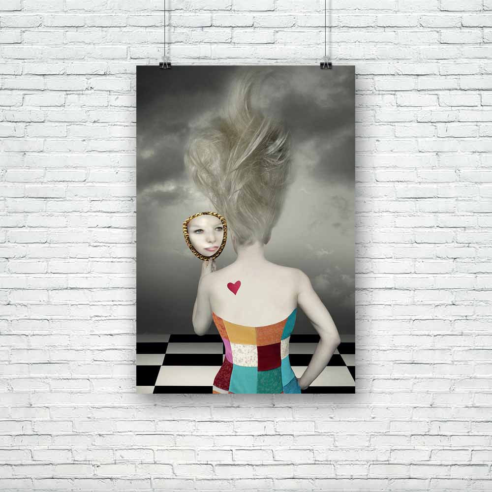 Female Model D5 Unframed Paper Poster-Paper Posters Unframed-POS_UN-IC 5003158 IC 5003158, Art and Paintings, Asian, Conceptual, Fantasy, Fashion, Hearts, Landscapes, Love, Realism, Scenic, Surrealism, female, model, d5, unframed, paper, poster, ego, narcissist, surreal, vanity, accessory, art, artist, artistic, back, beautiful, bizarre, blond, bodice, body, part, caucasian, chessboard, classy, cloud, cloudy, concept, corsage, creativity, darkness, enigmatic, fashionable, goth, hair, hairstyle, hand, heart,