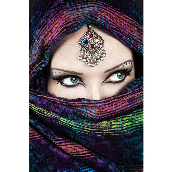 Woman Wrapped In Scarf Unframed Paper Poster-Paper Posters Unframed-POS_UN-IC 5003162 IC 5003162, Allah, Arabic, Asian, Cinema, Culture, Ethnic, Fashion, Hinduism, Indian, Individuals, Islam, Love, Marble and Stone, Movies, Portraits, Romance, Television, Traditional, Tribal, TV Series, Wedding, Wooden, World Culture, woman, wrapped, in, scarf, unframed, paper, wall, poster, gypsy, oriental, women, india, asia, beautiful, beauty, bollywood, bride, ceremony, closeup, eastern, exotic, eye, eyes, face, female,