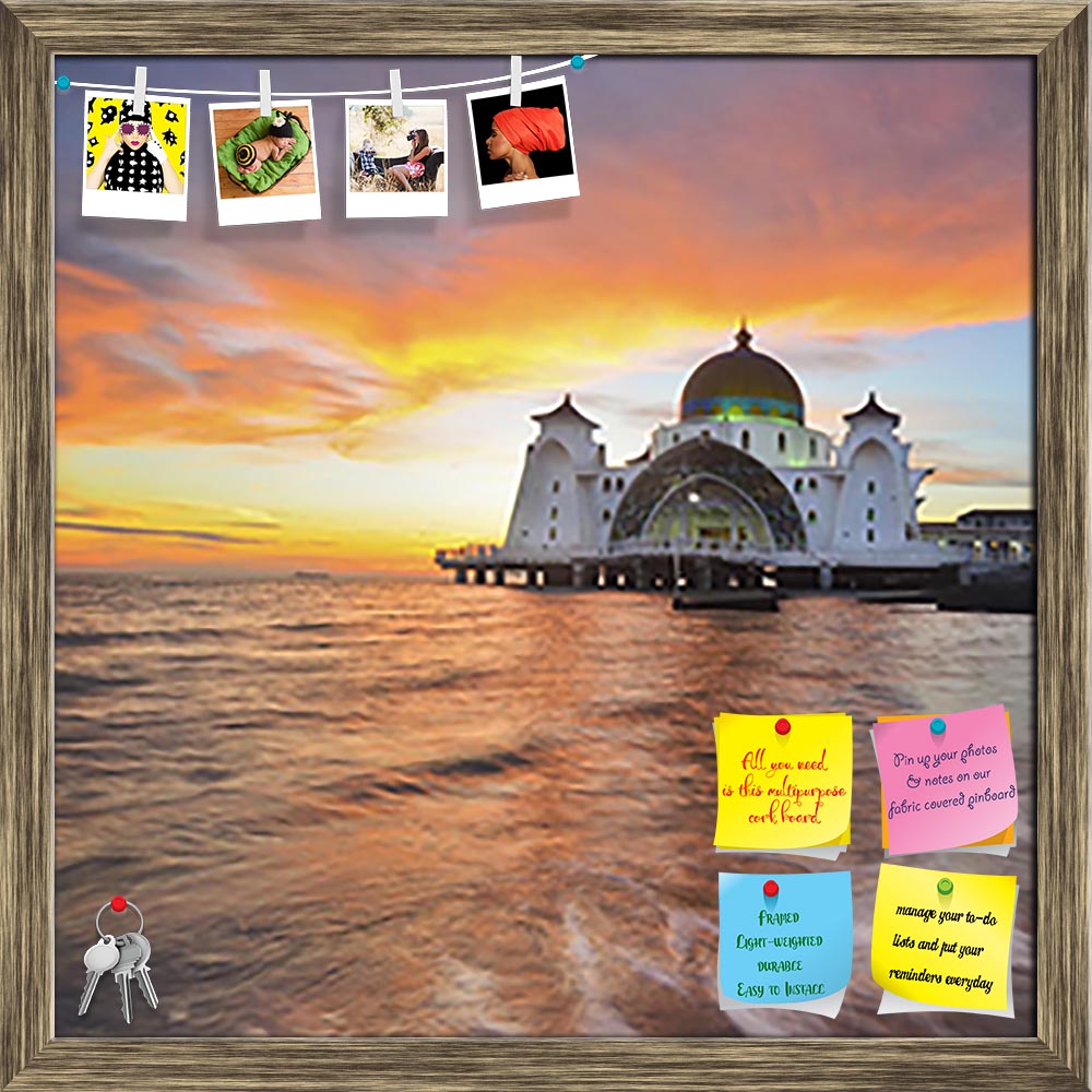 ArtzFolio Floating Public Mosque D2 Printed Bulletin Board Notice Pin Board Soft Board | Framed-Bulletin Boards Framed-AZSAO25174817BLB_FR_L-Image Code 5003164 Vishnu Image Folio Pvt Ltd, IC 5003164, ArtzFolio, Bulletin Boards Framed, Places, Religious, Photography, floating, public, mosque, d2, printed, bulletin, board, notice, pin, soft, framed, a, panoramic, view, during, awesome, sunset, architecture, muslim, islam, religion, minaret, dome, building, islamic, sky, travel, tourism, turkey, blue, arabic, 