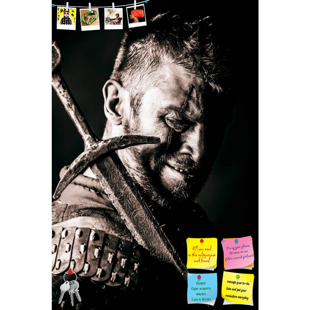 ArtzFolio Ancient Warrior In Armor With Sword Printed Bulletin Board Notice Pin Board Soft Board | Frameless-Bulletin Boards Frameless-AZSAO25191995BLB_FL_L-Image Code 5003166 Vishnu Image Folio Pvt Ltd, IC 5003166, ArtzFolio, Bulletin Boards Frameless, Portraits, Photography, ancient, warrior, in, armor, with, sword, printed, bulletin, board, notice, pin, soft, frameless, portrait, courageous, antique, armour, art, background, battle, brave, bravery, brutal, clothing, conqueror, costume, courage, experienc