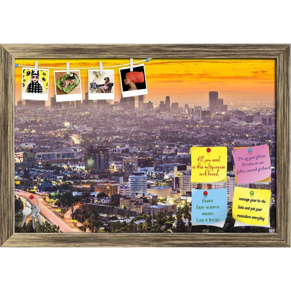 ArtzFolio Downtown Cityscape of Los Angeles, California, USA D2 Printed Bulletin Board Notice Pin Board Soft Board | Framed-Bulletin Boards Framed-AZSAO25274478BLB_FR_L-Image Code 5003177 Vishnu Image Folio Pvt Ltd, IC 5003177, ArtzFolio, Bulletin Boards Framed, Places, Photography, downtown, cityscape, of, los, angeles, california, usa, d2, printed, bulletin, board, notice, pin, soft, framed, early, morning, ca, united, states, america, landmark, famous, place, travel, destination, tourist, attraction, vie
