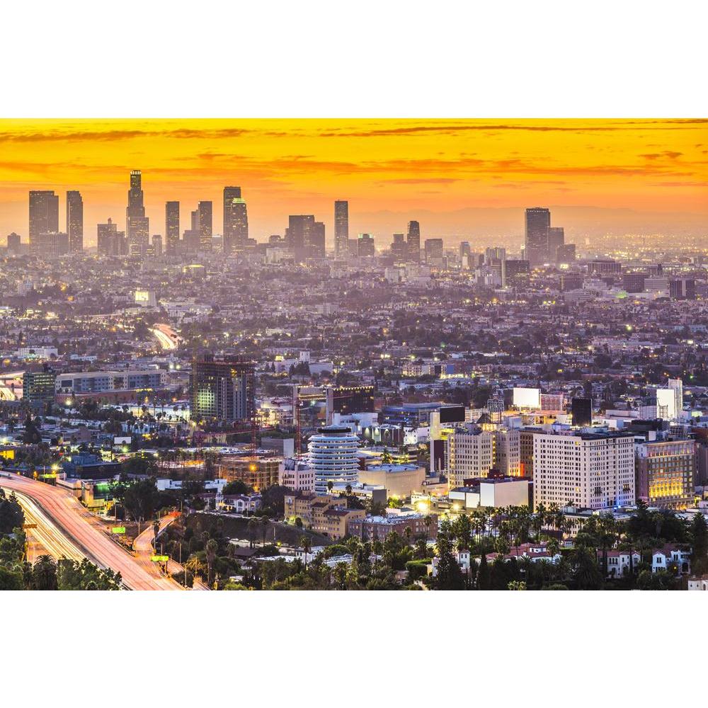 Downtown Cityscape of Los Angeles, California, USA Canvas Painting Synthetic Frame-Paintings MDF Framing-AFF_FR-IC 5003177 IC 5003177, American, Architecture, Business, Cities, City Views, Landmarks, Landscapes, Modern Art, Places, Scenic, Skylines, Sunrises, Urban, downtown, cityscape, of, los, angeles, california, usa, canvas, painting, synthetic, frame, america, architectural, avenue, buildings, ca, cbd, central, district, city, dawn, dusk, evening, famous, place, financial, la, landmark, metropolis, met