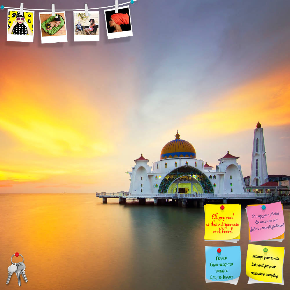 ArtzFolio Floating Public Mosque D3 Printed Bulletin Board Notice Pin Board Soft Board | Frameless-Bulletin Boards Frameless-AZSAO25282590BLB_FL_L-Image Code 5003178 Vishnu Image Folio Pvt Ltd, IC 5003178, ArtzFolio, Bulletin Boards Frameless, Places, Religious, Photography, floating, public, mosque, d3, printed, bulletin, board, notice, pin, soft, frameless, a, panoramic, view, mosque,straits, malacca, during, awesome, sunset, pin up board, push pin board, extra large cork board, big pin board, notice boar