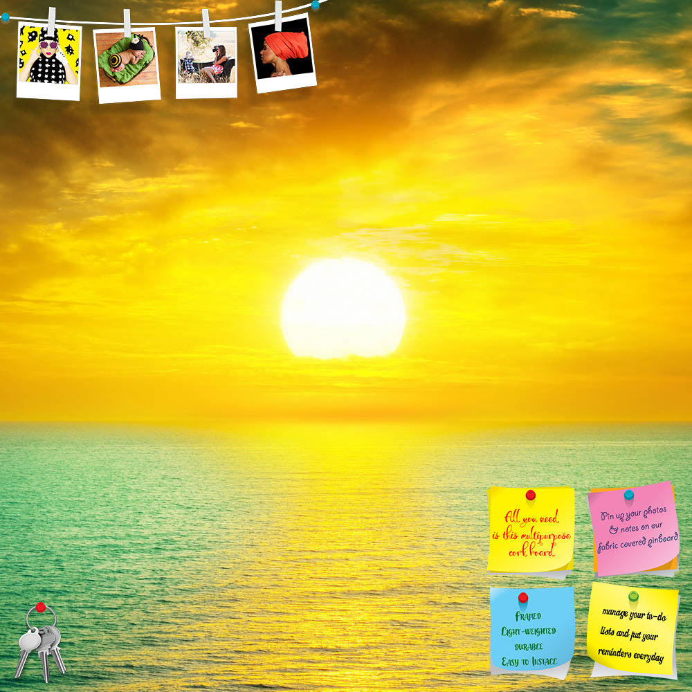 ArtzFolio Sunset Above The Sea Printed Bulletin Board Notice Pin Board Soft Board | Frameless-Bulletin Boards Frameless-AZSAO25285128BLB_FL_L-Image Code 5003179 Vishnu Image Folio Pvt Ltd, IC 5003179, ArtzFolio, Bulletin Boards Frameless, Landscapes, Photography, sunset, above, the, sea, printed, bulletin, board, notice, pin, soft, frameless, beautiful, abstract, autumn, background, beach, blue, cloud, cloudy, color, colorful, dawn, daylight, dusk, evening, golden, heaven, horizon, landscape, light, marine,