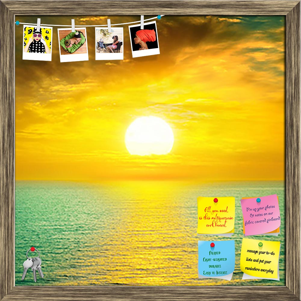ArtzFolio Sunset Above The Sea Printed Bulletin Board Notice Pin Board Soft Board | Framed-Bulletin Boards Framed-AZSAO25285128BLB_FR_L-Image Code 5003179 Vishnu Image Folio Pvt Ltd, IC 5003179, ArtzFolio, Bulletin Boards Framed, Landscapes, Photography, sunset, above, the, sea, printed, bulletin, board, notice, pin, soft, framed, beautiful, abstract, autumn, background, beach, blue, cloud, cloudy, color, colorful, dawn, daylight, dusk, evening, golden, heaven, horizon, landscape, light, marine, morning, na