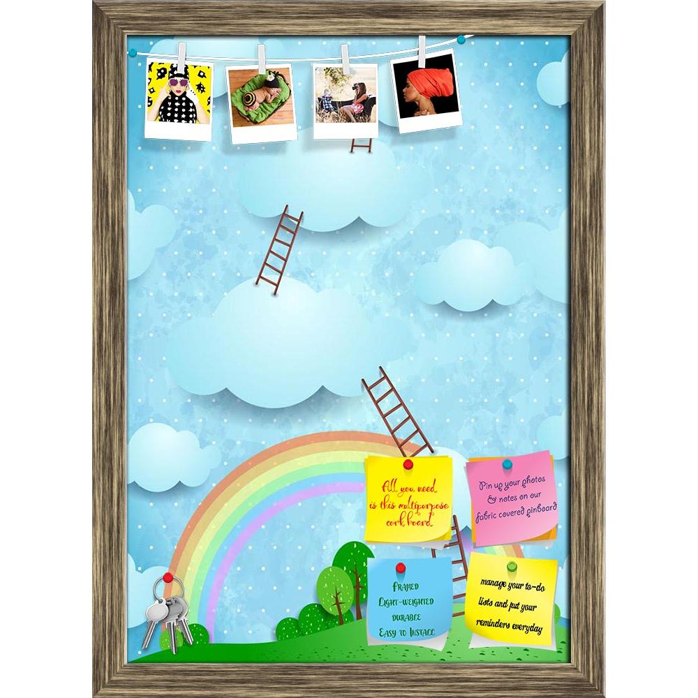ArtzFolio Climbing To The Sky Printed Bulletin Board Notice Pin Board Soft Board | Framed-Bulletin Boards Framed-AZSAO25313029BLB_FR_L-Image Code 5003183 Vishnu Image Folio Pvt Ltd, IC 5003183, ArtzFolio, Bulletin Boards Framed, Kids, Digital Art, climbing, to, the, sky, printed, bulletin, board, notice, pin, soft, framed, pin up board, push pin board, extra large cork board, big pin board, notice board, small bulletin board, cork board, wall notice board, giant cork board, bulletin board, office notice boa