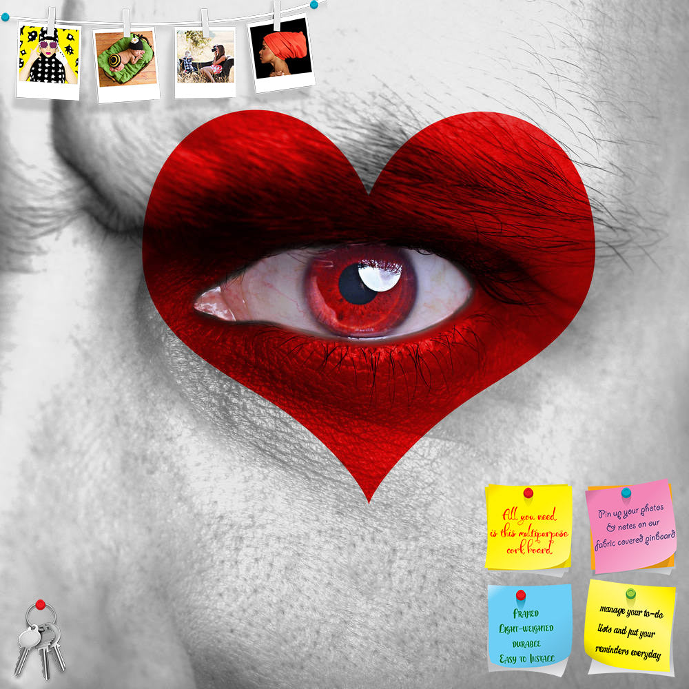 ArtzFolio Human Face With Red Heart On Eye Printed Bulletin Board Notice Pin Board Soft Board | Frameless-Bulletin Boards Frameless-AZSAO25313268BLB_FL_L-Image Code 5003186 Vishnu Image Folio Pvt Ltd, IC 5003186, ArtzFolio, Bulletin Boards Frameless, Conceptual, Portraits, Photography, human, face, with, red, heart, on, eye, printed, bulletin, board, notice, pin, soft, frameless, love, couple, valentines, looking, cloes, macro, painted, shape, symbol, wedding, man, girl, woman, skin, white, colors, colorful