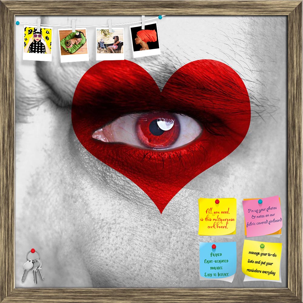 ArtzFolio Human Face With Red Heart On Eye Printed Bulletin Board Notice Pin Board Soft Board | Framed-Bulletin Boards Framed-AZSAO25313268BLB_FR_L-Image Code 5003186 Vishnu Image Folio Pvt Ltd, IC 5003186, ArtzFolio, Bulletin Boards Framed, Conceptual, Portraits, Photography, human, face, with, red, heart, on, eye, printed, bulletin, board, notice, pin, soft, framed, love, couple, valentines, looking, cloes, macro, painted, shape, symbol, wedding, man, girl, woman, skin, white, colors, colorful, background