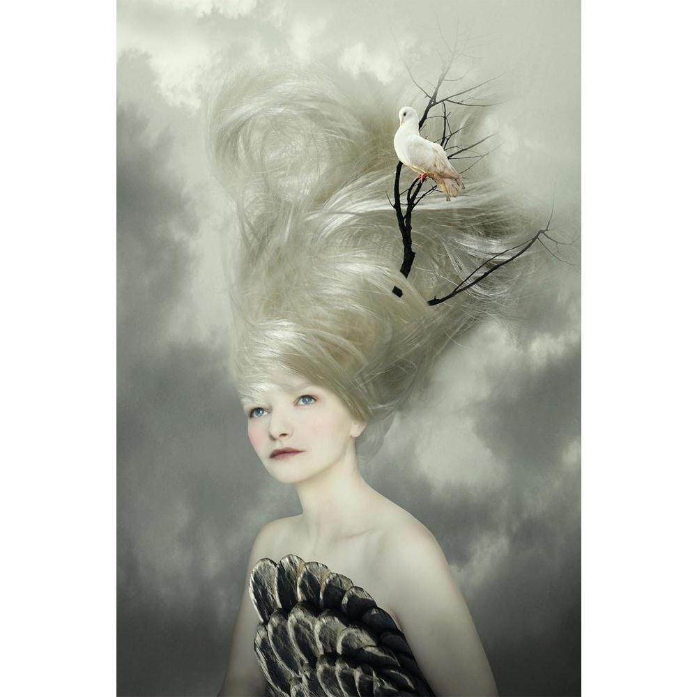 ArtzFolio Female Model With A White Dove On A Branch Unframed Paper Poster-Paper Posters Unframed-AZART25474369POS_UN_L-Image Code 5003196 Vishnu Image Folio Pvt Ltd, IC 5003196, ArtzFolio, Paper Posters Unframed, Conceptual, Fashion, Photography, female, model, with, a, white, dove, on, branch, unframed, paper, poster, wall, large, size, for, living, room, home, decoration, big, framed, decor, posters, pitaara, box, modern, art, frame, bedroom, amazonbasics, door, drawing, small, decorative, office, recept