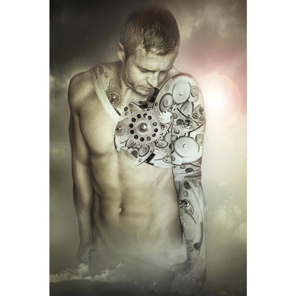ArtzFolio Young Man With A Sort Of Armor Mechanics Unframed Paper Poster-Paper Posters Unframed-AZART25474374POS_UN_L-Image Code 5003198 Vishnu Image Folio Pvt Ltd, IC 5003198, ArtzFolio, Paper Posters Unframed, Conceptual, Photography, young, man, with, a, sort, of, armor, mechanics, unframed, paper, poster, wall, large, size, for, living, room, home, decoration, big, framed, decor, posters, pitaara, box, modern, art, frame, bedroom, amazonbasics, door, drawing, small, decorative, office, reception, multip