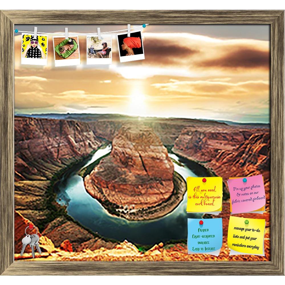 ArtzFolio Horse Shoe Bend Printed Bulletin Board Notice Pin Board Soft Board | Framed-Bulletin Boards Framed-AZSAO25562955BLB_FR_L-Image Code 5003208 Vishnu Image Folio Pvt Ltd, IC 5003208, ArtzFolio, Bulletin Boards Framed, Places, Photography, horse, shoe, bend, printed, bulletin, board, notice, pin, soft, framed, area, canyon, clouds, colorado, curve, dawn, desert, destinations, drive, drought, dusk, famous, formation, glen, grand, high, horseshoe, landscape, nature, outdoor, page, park, plateau, pointin