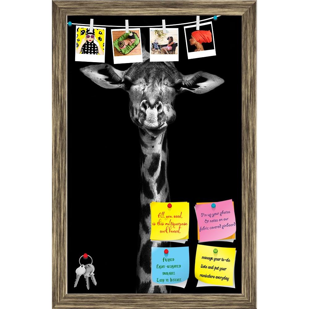 ArtzFolio Thornycroft Giraffe Printed Bulletin Board Notice Pin Board Soft Board | Framed-Bulletin Boards Framed-AZSAO25853851BLB_FR_L-Image Code 5003234 Vishnu Image Folio Pvt Ltd, IC 5003234, ArtzFolio, Bulletin Boards Framed, Animals, Photography, thornycroft, giraffe, printed, bulletin, board, notice, pin, soft, framed, creative, black, whitw, image, african, monochrome, south, luangwa, zambia, africa, animal, background, beautiful, white, cute, head, high, long, mammal, nature, safari, spots, tall, wil