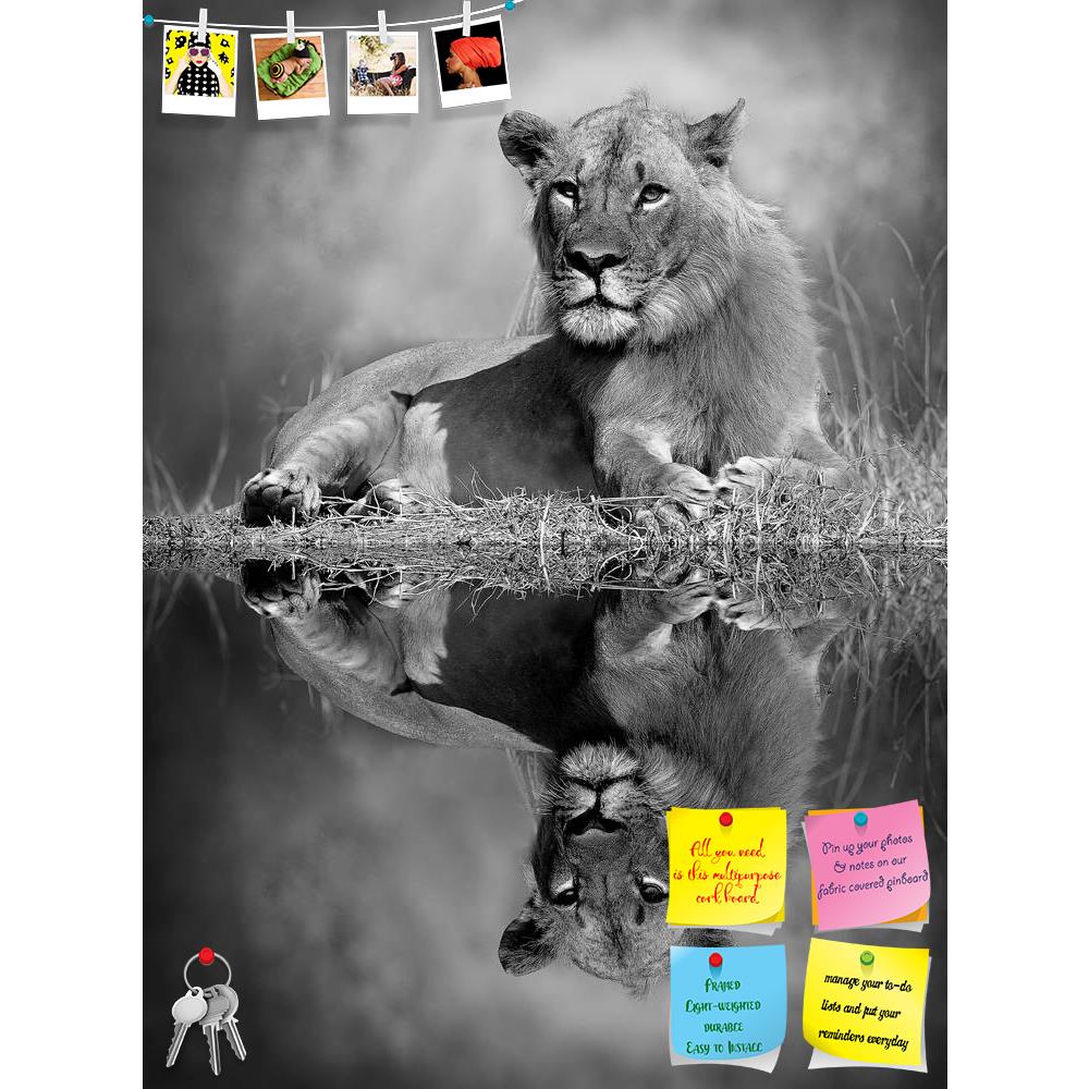 ArtzFolio Lion D4 Printed Bulletin Board Notice Pin Board Soft Board | Frameless-Bulletin Boards Frameless-AZSAO25853858BLB_FL_L-Image Code 5003237 Vishnu Image Folio Pvt Ltd, IC 5003237, ArtzFolio, Bulletin Boards Frameless, Animals, Photography, lion, d4, printed, bulletin, board, notice, pin, soft, frameless, black, white, image, reflection, water, stock, africa, african, animal, baby, big, bush, conservation, endangered, large, luangwa, mammal, mother, nature, park, refreshing, reserve, safari, small, s