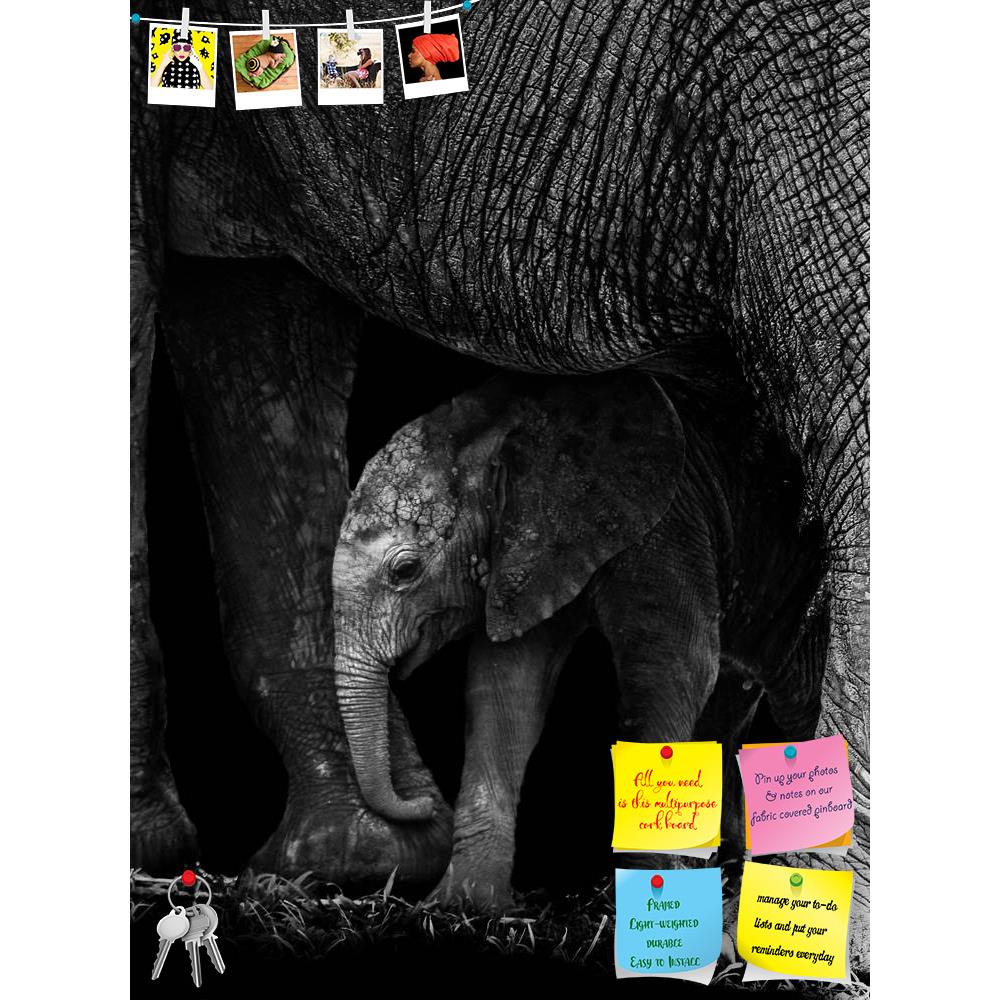 ArtzFolio Baby Elephant Being Protected By It's Mother Printed Bulletin Board Notice Pin Board Soft Board | Frameless-Bulletin Boards Frameless-AZSAO25853877BLB_FL_L-Image Code 5003238 Vishnu Image Folio Pvt Ltd, IC 5003238, ArtzFolio, Bulletin Boards Frameless, Animals, Photography, baby, elephant, being, protected, by, it's, mother, printed, bulletin, board, notice, pin, soft, frameless, africa, african, animal, big, bush, conservation, endangered, herbivore, large, luangwa, mammal, nature, park, refreshi