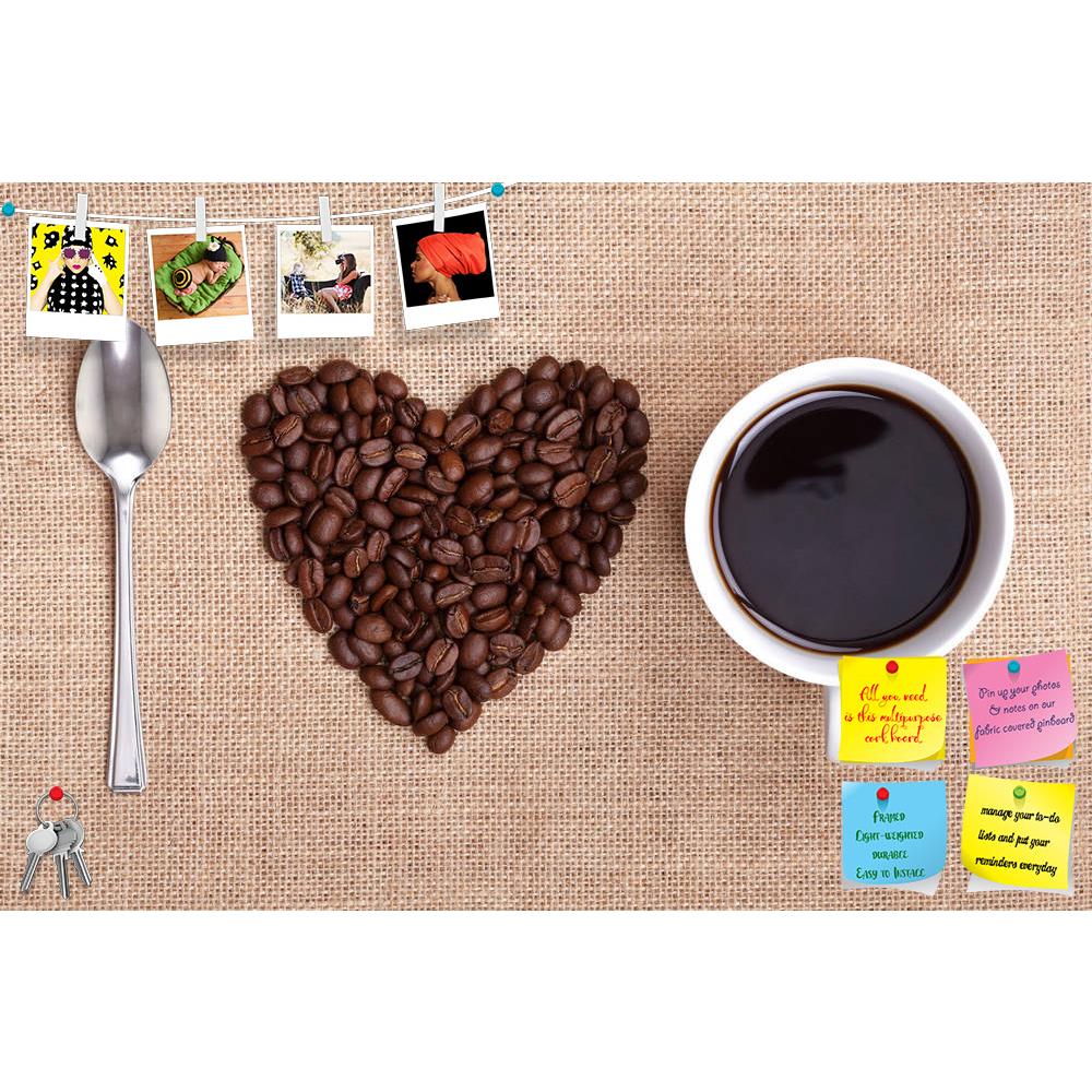 ArtzFolio Photo of Coffee Beans Printed Bulletin Board Notice Pin Board Soft Board | Frameless-Bulletin Boards Frameless-AZSAO25907163BLB_FL_L-Image Code 5003242 Vishnu Image Folio Pvt Ltd, IC 5003242, ArtzFolio, Bulletin Boards Frameless, Food & Beverage, Love, Photography, photo, of, coffee, beans, printed, bulletin, board, notice, pin, soft, frameless, heart, shape, made, spoon, cup, hessian, spelling, i, symbol, bean, nobody, freshness, mug, drink, hot, heat, taking, a, break, food, and, concepts, black