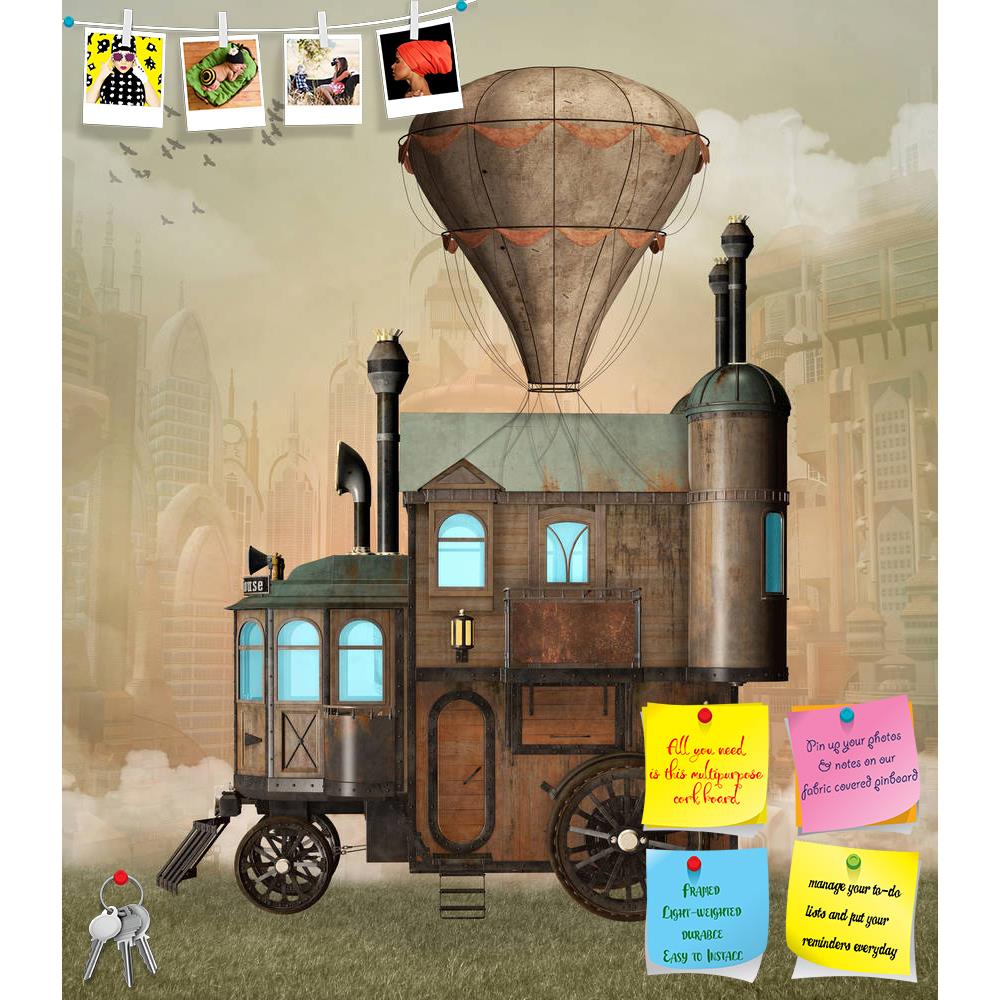 ArtzFolio Surreal House Printed Bulletin Board Notice Pin Board Soft Board | Frameless-Bulletin Boards Frameless-AZSAO26006280BLB_FL_L-Image Code 5003252 Vishnu Image Folio Pvt Ltd, IC 5003252, ArtzFolio, Bulletin Boards Frameless, Conceptual, Kids, Digital Art, surreal, house, printed, bulletin, board, notice, pin, soft, frameless, steam, punk, pin up board, push pin board, extra large cork board, big pin board, notice board, small bulletin board, cork board, wall notice board, giant cork board, bulletin b