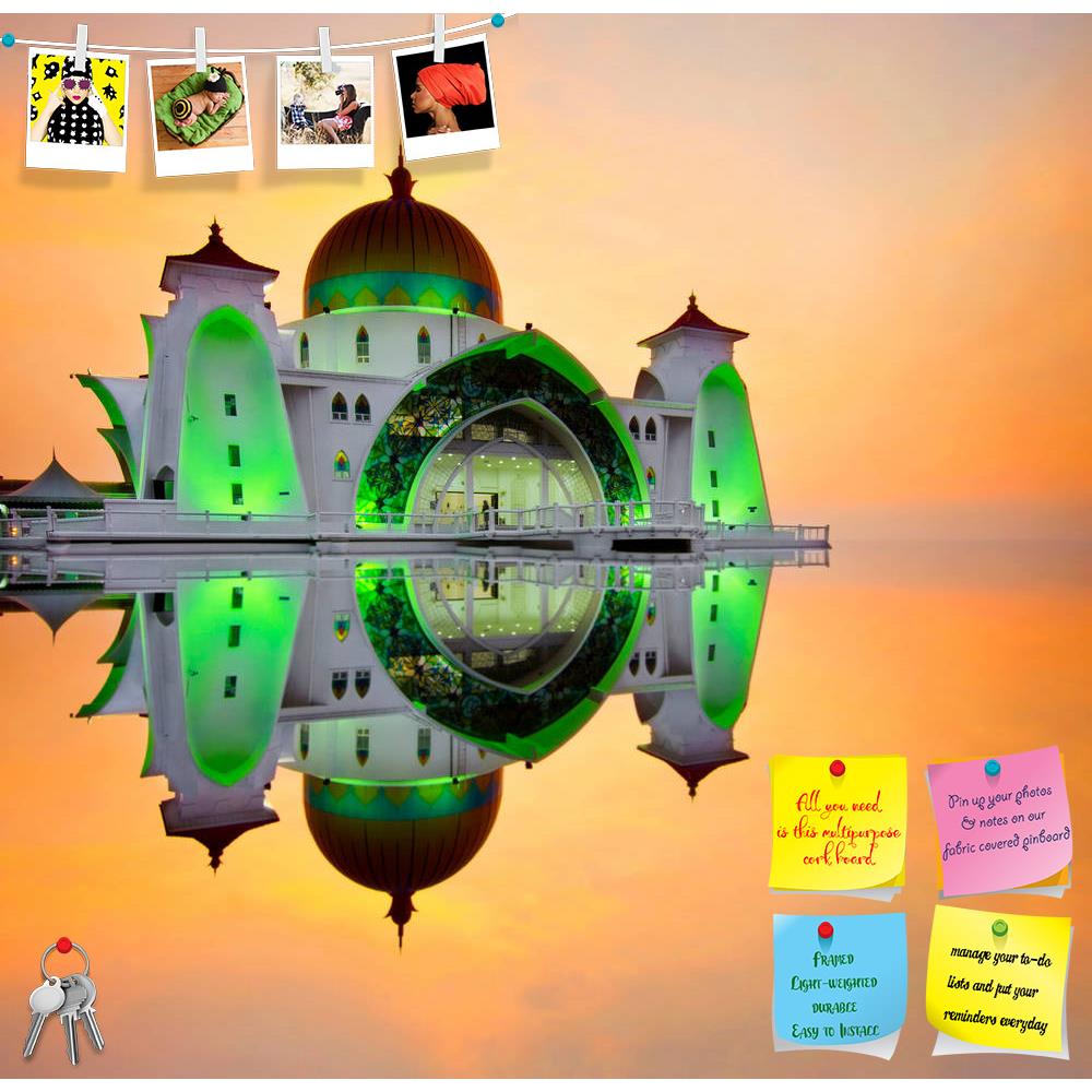 ArtzFolio Floating Public Mosque D4 Printed Bulletin Board Notice Pin Board Soft Board | Frameless-Bulletin Boards Frameless-AZSAO26018075BLB_FL_L-Image Code 5003256 Vishnu Image Folio Pvt Ltd, IC 5003256, ArtzFolio, Bulletin Boards Frameless, Places, Religious, Photography, floating, public, mosque, d4, printed, bulletin, board, notice, pin, soft, frameless, a, panoramic, view, during, awesome, sunset, architecture, muslim, islam, religion, minaret, dome, building, islamic, sky, travel, tourism, turkey, bl