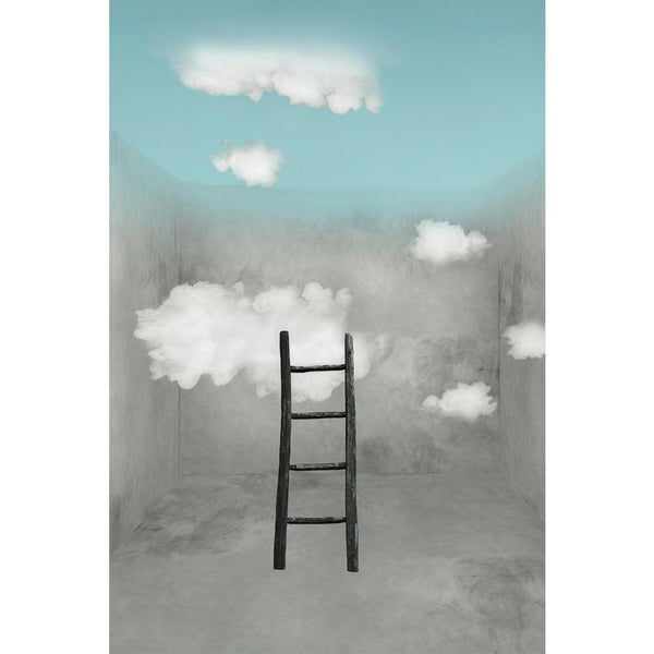 Surreal Room With Wooden Ladder & Clouds Unframed Paper Poster-Paper Posters Unframed-POS_UN-IC 5003259 IC 5003259, Abstract Expressionism, Abstracts, Art and Paintings, Collages, Conceptual, Decorative, Education, Fantasy, Illustrations, Nature, Realism, Scenic, Schools, Semi Abstract, Spiritual, Surrealism, Universities, surreal, room, with, wooden, ladder, clouds, unframed, paper, wall, poster, philosophy, abstract, art, artistic, background, beautiful, box, ceiling, cloud, collage, composition, concept,