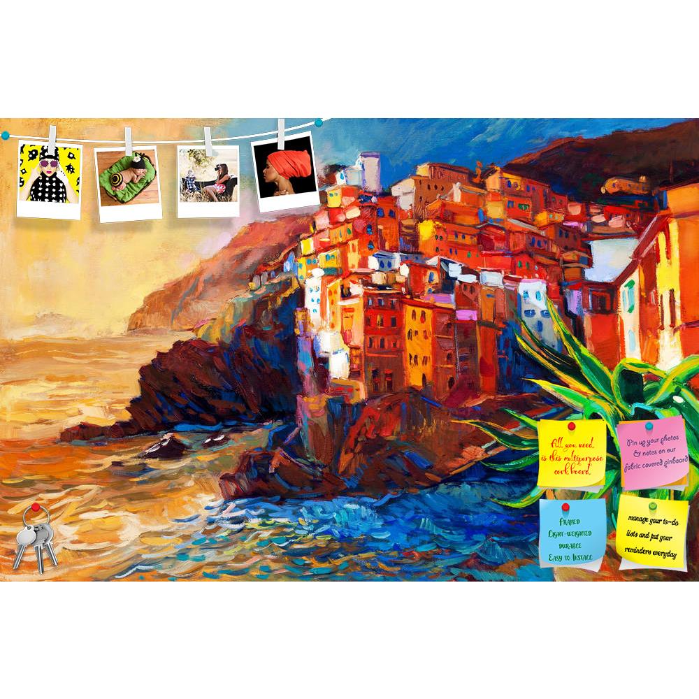 ArtzFolio Abstract Artwork Of A Village Printed Bulletin Board Notice Pin Board Soft Board | Frameless-Bulletin Boards Frameless-AZSAO26081746BLB_FL_L-Image Code 5003264 Vishnu Image Folio Pvt Ltd, IC 5003264, ArtzFolio, Bulletin Boards Frameless, Landscapes, Fine Art Reprint, abstract, artwork, of, a, village, printed, bulletin, board, notice, pin, soft, frameless, original, oil, painting, cinque, terre, coast, italian, riviera.modern, impressionism, europe, seascape, sea, coastline, tourism, riviera, scen
