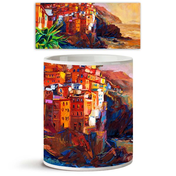 Abstract Artwork Of A Village Ceramic Coffee Tea Mug Inside White-Coffee Mugs-MUG-IC 5003264 IC 5003264, Abstract Expressionism, Abstracts, Ancient, Architecture, Art and Paintings, Automobiles, Boats, Drawing, God Ram, Hinduism, Historical, Holidays, Impressionism, Italian, Landscapes, Marble and Stone, Medieval, Modern Art, Mountains, Nature, Nautical, Paintings, Panorama, Retro, Scenic, Semi Abstract, Transportation, Travel, Vehicles, Vintage, abstract, artwork, of, a, village, ceramic, coffee, tea, mug,