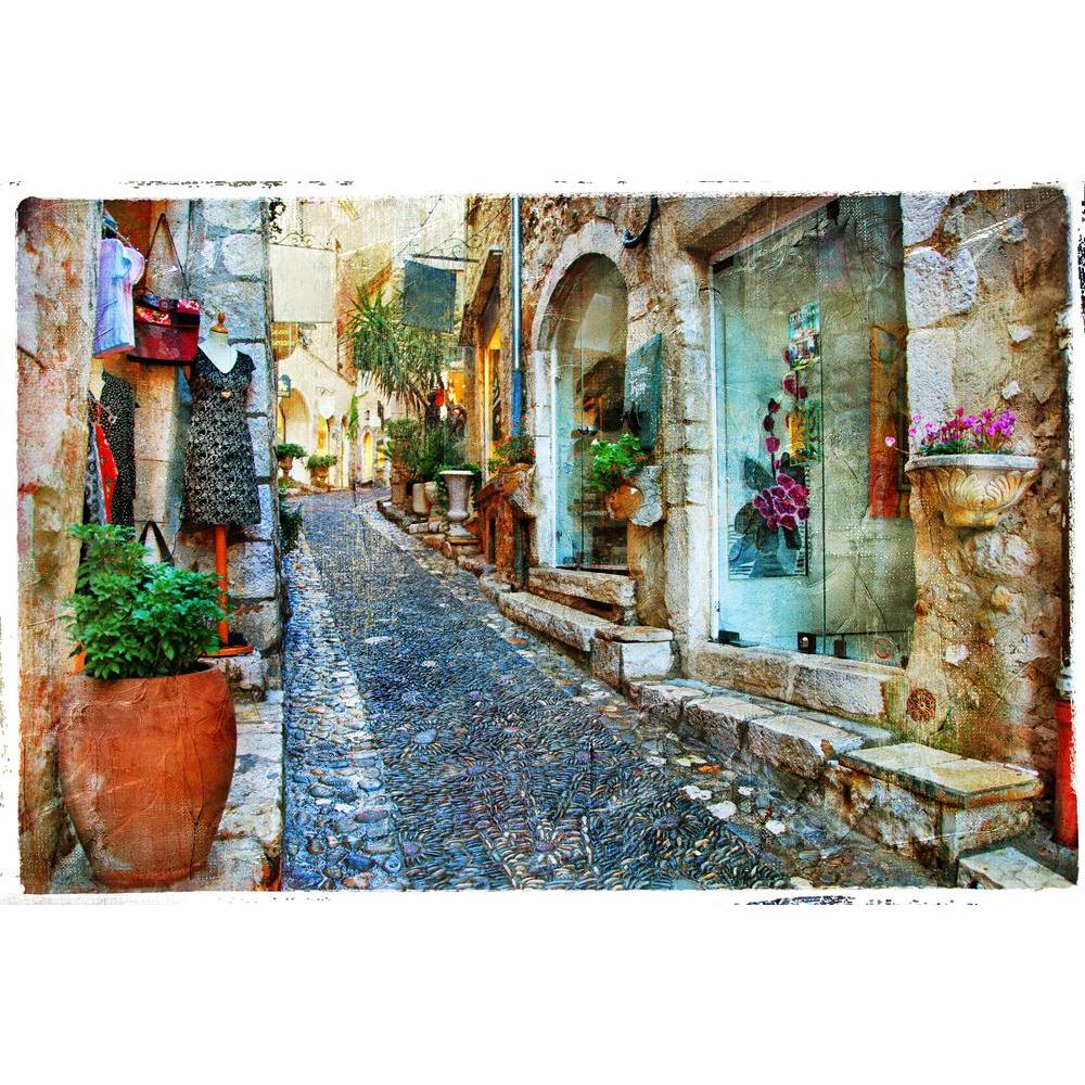 Charming Streets Of French Villages Canvas Painting Synthetic Frame-Paintings MDF Framing-AFF_FR-IC 5003270 IC 5003270, Ancient, Architecture, Art and Paintings, Automobiles, Botanical, Cities, City Views, Countries, Culture, Ethnic, Floral, Flowers, French, Historical, Marble and Stone, Medieval, Nature, Retro, Traditional, Transportation, Travel, Tribal, Vehicles, Vintage, World Culture, charming, streets, of, villages, canvas, painting, synthetic, frame, art, artistic, artwork, backstreet, brick, buildin