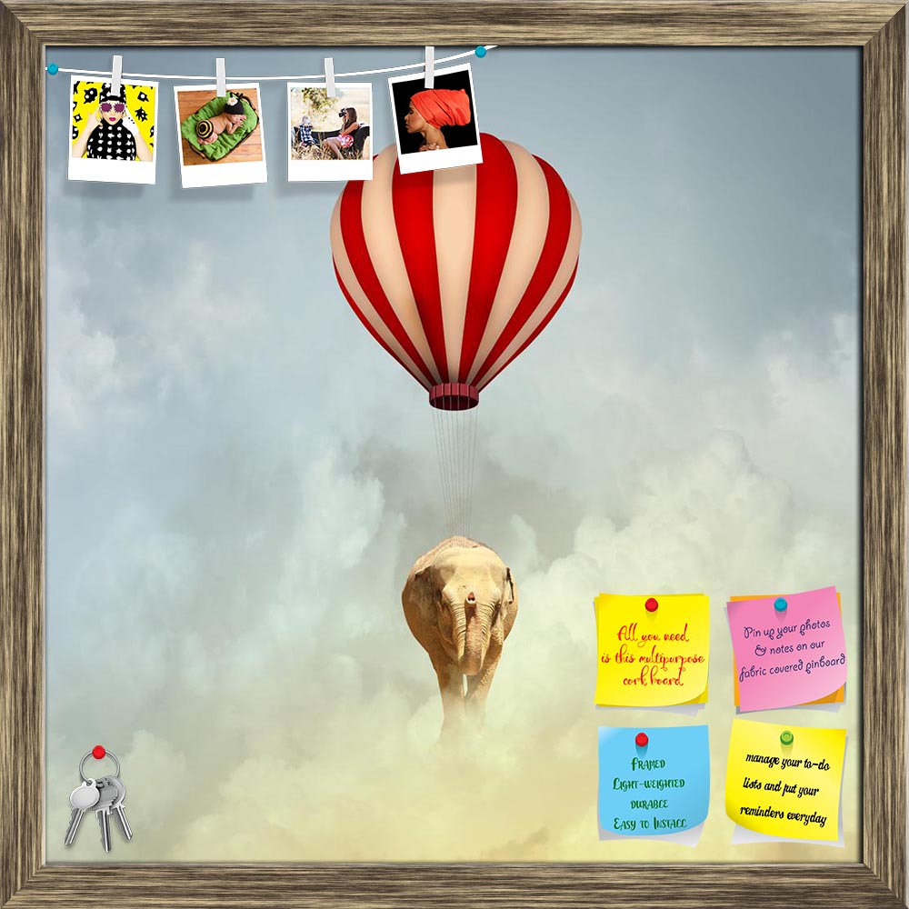 ArtzFolio Elephant Flying In Sky Printed Bulletin Board Notice Pin Board Soft Board | Framed-Bulletin Boards Framed-AZSAO26276188BLB_FR_L-Image Code 5003275 Vishnu Image Folio Pvt Ltd, IC 5003275, ArtzFolio, Bulletin Boards Framed, Animals, Conceptual, Kids, Digital Art, elephant, flying, in, sky, printed, bulletin, board, notice, pin, soft, framed, colorful, aerostat, animal, fly, aerial, air, circus, imagination, balloon, art, big, cloud, color, cool, zoo, daydream, dream, ease, safari, fairy, surrealism,