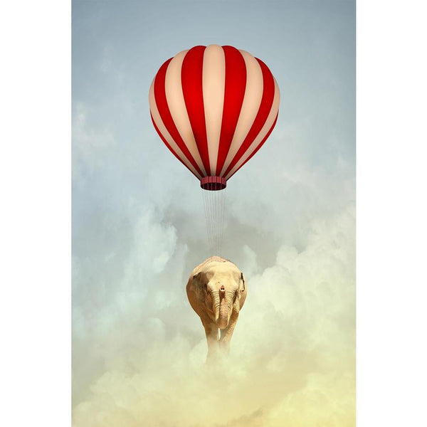 Elephant Flying In Sky Unframed Paper Poster-Paper Posters Unframed-POS_UN-IC 5003275 IC 5003275, African, Animals, Art and Paintings, Automobiles, Fantasy, Holidays, Realism, Sports, Surrealism, Transportation, Travel, Vehicles, elephant, flying, in, sky, unframed, paper, wall, poster, adventure, aerial, aerostat, air, balloon, transport, animal, art, big, circus, cloud, color, composite, cool, daydream, digitally, dramatic, dream, ease, fairy, fairytale, fantastic, feeling, fly, fun, funny, happiness, hea