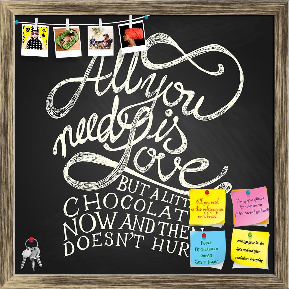 ArtzFolio All You Need Is Love Printed Bulletin Board Notice Pin Board Soft Board | Framed-Bulletin Boards Framed-AZSAO26494394BLB_FR_L-Image Code 5003285 Vishnu Image Folio Pvt Ltd, IC 5003285, ArtzFolio, Bulletin Boards Framed, Quotes, Digital Art, all, you, need, is, love, printed, bulletin, board, notice, pin, soft, framed, hand, drawn, white, blackboard, pin up board, push pin board, extra large cork board, big pin board, notice board, small bulletin board, cork board, wall notice board, giant cork boa