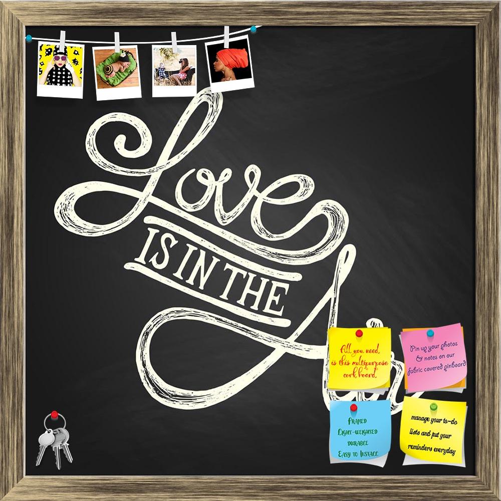ArtzFolio Love Is In The Air Printed Bulletin Board Notice Pin Board Soft Board | Framed-Bulletin Boards Framed-AZSAO26494402BLB_FR_L-Image Code 5003286 Vishnu Image Folio Pvt Ltd, IC 5003286, ArtzFolio, Bulletin Boards Framed, Quotes, Digital Art, love, is, in, the, air, printed, bulletin, board, notice, pin, soft, framed, hand, drawn, white, blackboard, pin up board, push pin board, extra large cork board, big pin board, notice board, small bulletin board, cork board, wall notice board, giant cork board, 