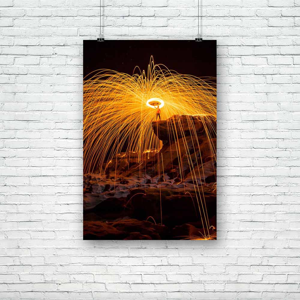 Fire Show D2 Unframed Paper Poster-Paper Posters Unframed-POS_UN-IC 5003291 IC 5003291, Automobiles, Circle, Culture, Entertainment, Ethnic, People, Sports, Traditional, Transportation, Travel, Tribal, Vehicles, World Culture, fire, show, d2, unframed, paper, poster, adventure, amazing, awe, beach, burn, challenge, confidence, curve, dancing, danger, descriptive, color, flame, flaming, torch, heat, hot, igniting, island, juggling, life, light, line, men, motion, night, one, person, party, performance, perfo