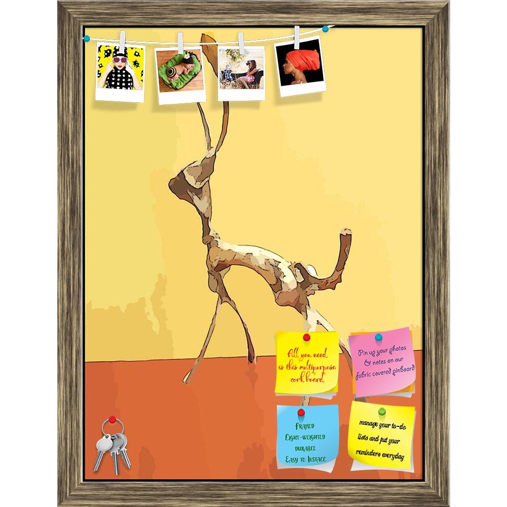 ArtzFolio Deer Made From Chicken Wishbones Printed Bulletin Board Notice Pin Board Soft Board | Framed-Bulletin Boards Framed-AZSAO26588977BLB_FR_L-Image Code 5003294 Vishnu Image Folio Pvt Ltd, IC 5003294, ArtzFolio, Bulletin Boards Framed, Abstract, Digital Art, deer, made, from, chicken, wishbones, printed, bulletin, board, notice, pin, soft, framed, digital, art, created, photograph, sculpture, pin up board, push pin board, extra large cork board, big pin board, notice board, small bulletin board, cork 