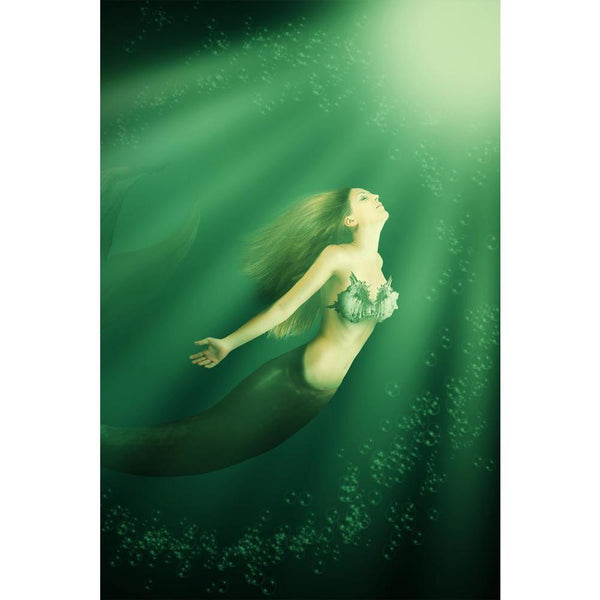 Mermaid With Fish Tail D3 Unframed Paper Poster-Paper Posters Unframed-POS_UN-IC 5003296 IC 5003296, Fantasy, Health, Illustrations, Mermaid, Religion, Religious, Surrealism, with, fish, tail, d3, unframed, paper, wall, poster, beautiful, beauty, blue, bra, bubbles, diving, dream, fairy, fairytale, fantastic, floating, girl, goddess, hair, hairstyle, illustration, lady, legend, legendary, light, magic, mythology, nixie, ocean, purple, scale, sea, shell, siren, slim, sunlight, surreal, swimmer, swimming, tal