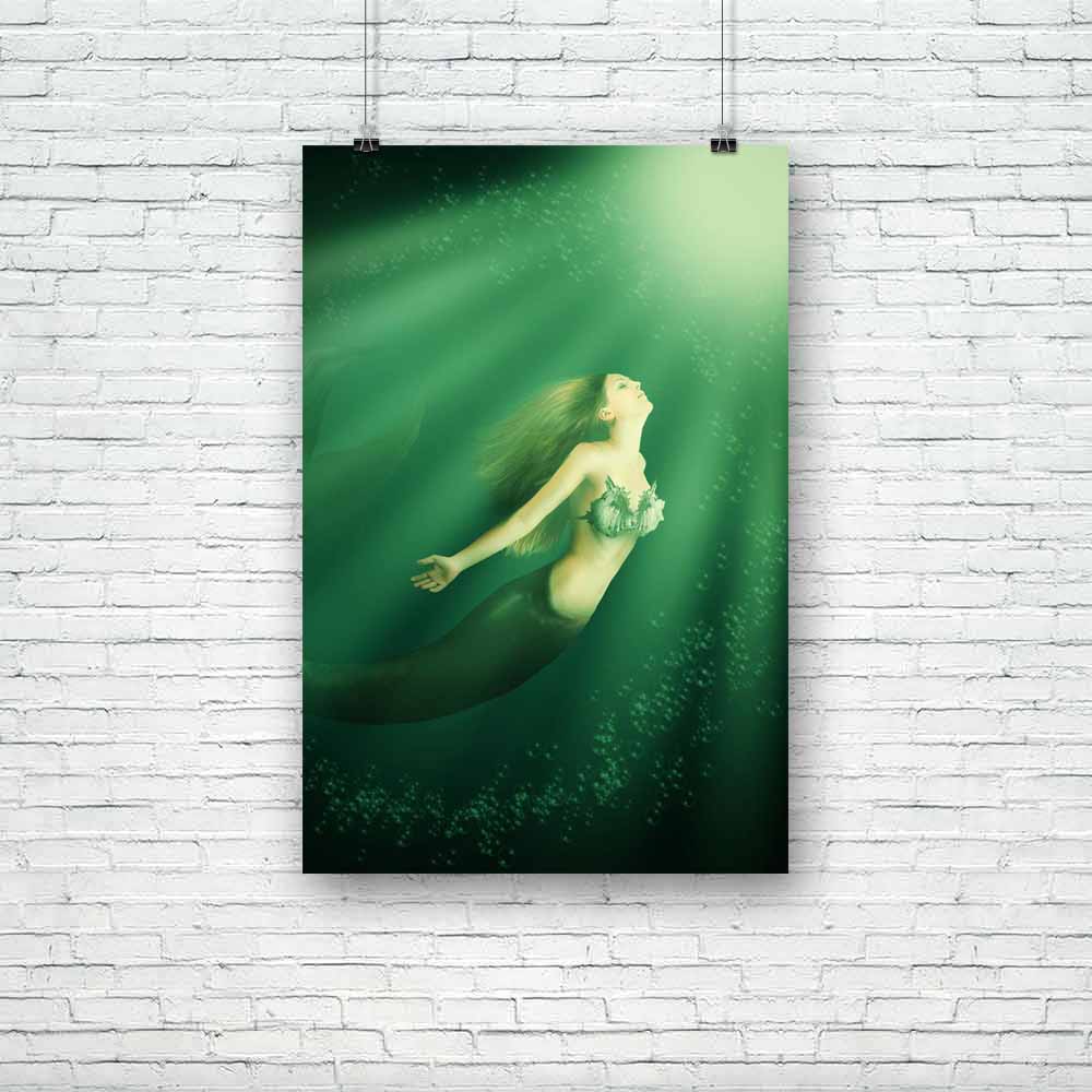Mermaid With Fish Tail D3 Unframed Paper Poster-Paper Posters Unframed-POS_UN-IC 5003296 IC 5003296, Fantasy, Health, Illustrations, Mermaid, Religion, Religious, Surrealism, with, fish, tail, d3, unframed, paper, poster, beautiful, beauty, blue, bra, bubbles, diving, dream, fairy, fairytale, fantastic, floating, girl, goddess, hair, hairstyle, illustration, lady, legend, legendary, light, magic, mythology, nixie, ocean, purple, scale, sea, shell, siren, slim, sunlight, surreal, swimmer, swimming, tale, und