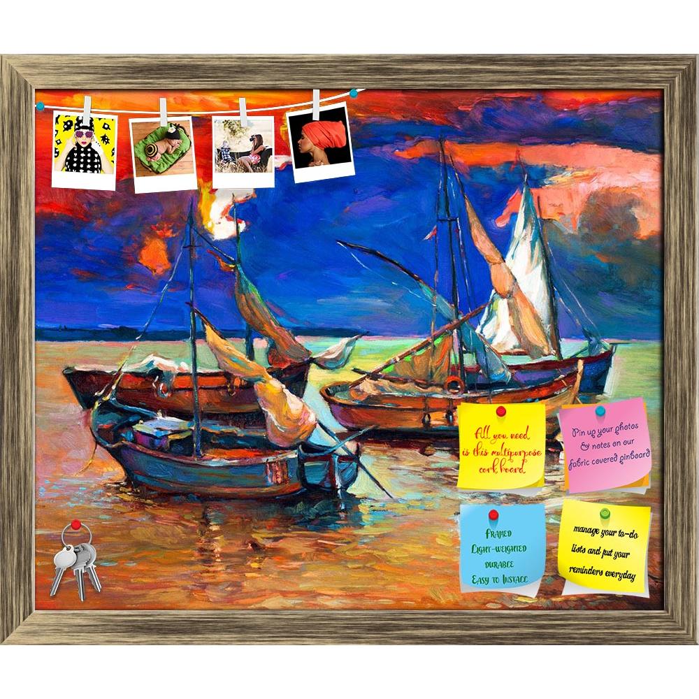 ArtzFolio Abstract Artwork Of Fishing Boats & Sea D1 Printed Bulletin Board Notice Pin Board Soft Board | Framed-Bulletin Boards Framed-AZSAO26597300BLB_FR_L-Image Code 5003297 Vishnu Image Folio Pvt Ltd, IC 5003297, ArtzFolio, Bulletin Boards Framed, Landscapes, Fine Art Reprint, abstract, artwork, of, fishing, boats, sea, d1, printed, bulletin, board, notice, pin, soft, framed, original, oil, painting, canvas.rich, golden, sunset, ocean.modern, impressionism, boat, water, art, nature, ocean, sky, drawing,
