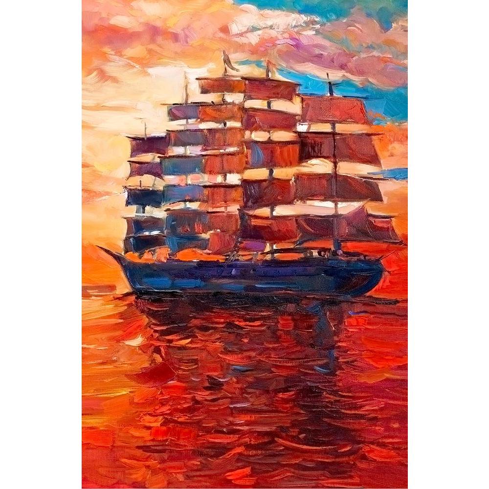 ArtzFolio Artwork Of Sailing Frigate Or Ship & Sea Unframed Paper Poster-Paper Posters Unframed-AZART26597303POS_UN_L-Image Code 5003298 Vishnu Image Folio Pvt Ltd, IC 5003298, ArtzFolio, Paper Posters Unframed, Landscapes, Fine Art Reprint, artwork, of, sailing, frigate, or, ship, sea, unframed, paper, poster, wall, large, size, for, living, room, home, decoration, big, framed, decor, posters, pitaara, box, modern, art, with, frame, bedroom, amazonbasics, door, drawing, small, decorative, office, reception