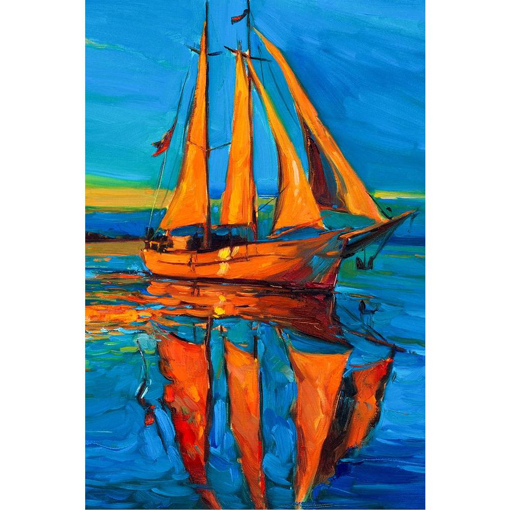 ArtzFolio Artwork Of Sailing Ship & Sea Unframed Paper Poster-Paper Posters Unframed-AZART26597304POS_UN_L-Image Code 5003299 Vishnu Image Folio Pvt Ltd, IC 5003299, ArtzFolio, Paper Posters Unframed, Landscapes, Fine Art Reprint, artwork, of, sailing, ship, sea, unframed, paper, poster, original, oil, painting, canvas.rich, golden, sunset, ocean.modern, impressionism, abstract, acrylic, art, artist, artistic, backdrop, background, beach, blue, boat, bright, brush, canvas, color, colorful, composition, crea