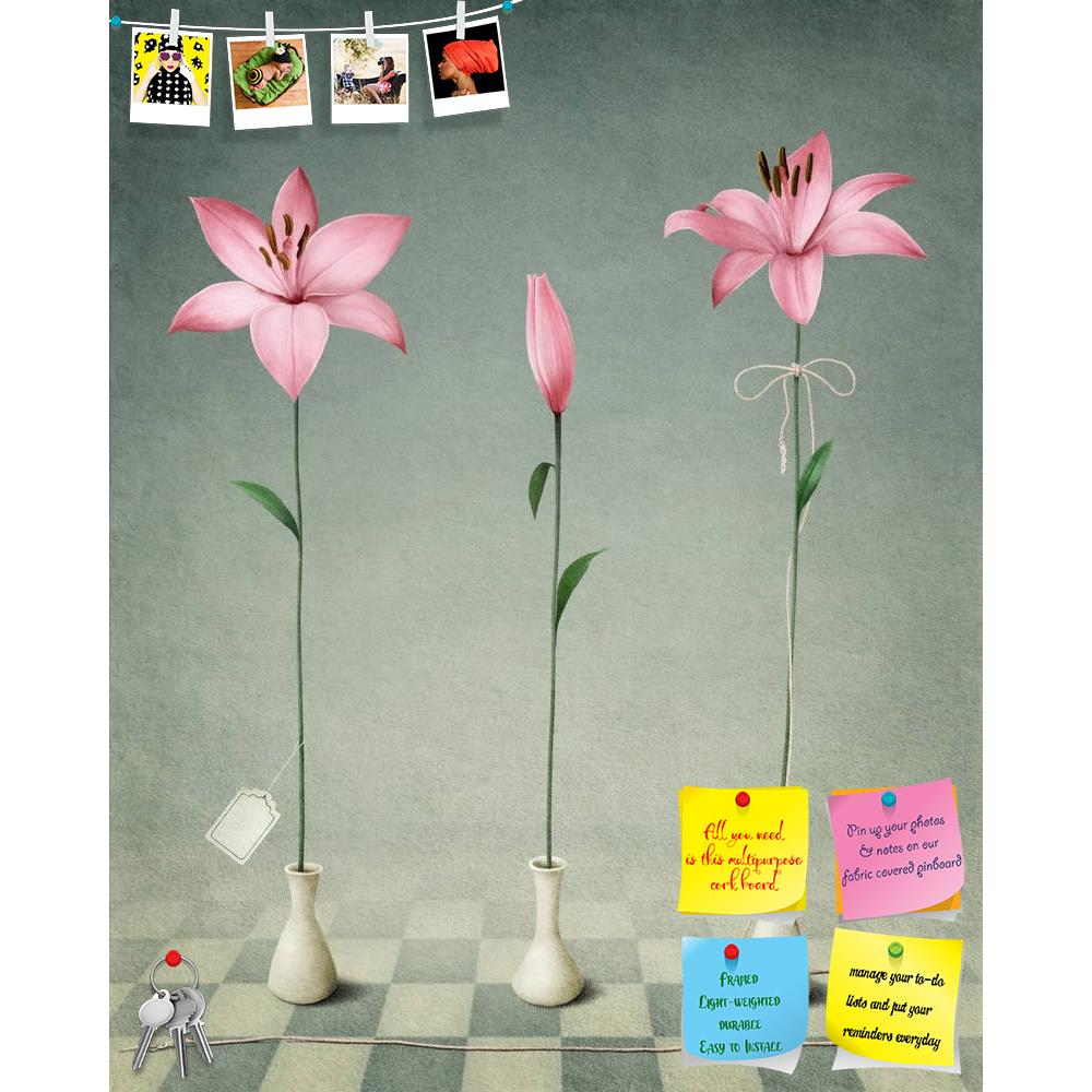 ArtzFolio Pink Lilies D1 Printed Bulletin Board Notice Pin Board Soft Board | Frameless-Bulletin Boards Frameless-AZSAO26623339BLB_FL_L-Image Code 5003301 Vishnu Image Folio Pvt Ltd, IC 5003301, ArtzFolio, Bulletin Boards Frameless, Floral, Digital Art, pink, lilies, d1, printed, bulletin, board, notice, pin, soft, frameless, three, blue, background, greeting, card, poster, pin up board, push pin board, extra large cork board, big pin board, notice board, small bulletin board, cork board, wall notice board,