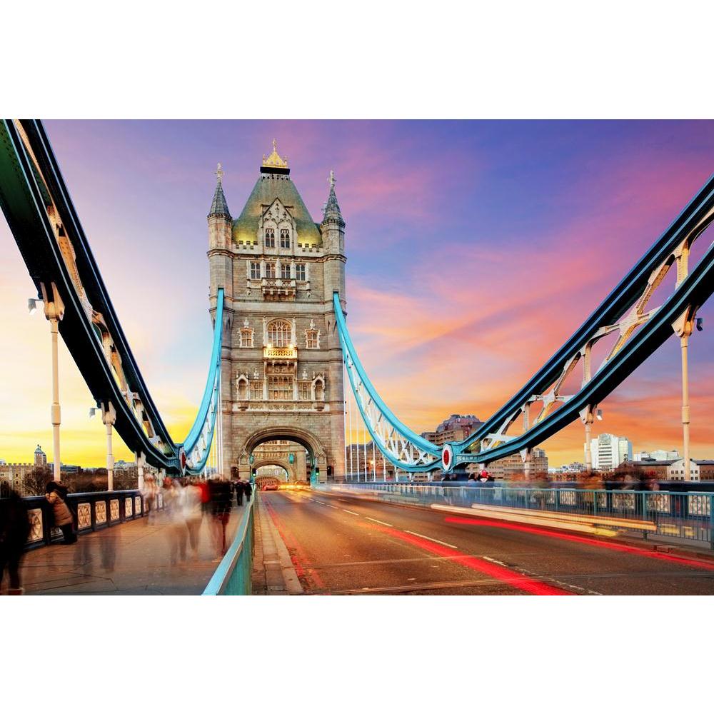 Tower Bridge In London, UK Canvas Painting Synthetic Frame-Paintings MDF Framing-AFF_FR-IC 5003310 IC 5003310, Ancient, Architecture, Automobiles, Cities, City Views, Historical, Landmarks, Medieval, Places, Signs and Symbols, Skylines, Sunrises, Sunsets, Symbols, Transportation, Travel, Urban, Vehicles, Vintage, tower, bridge, in, london, uk, canvas, painting, synthetic, frame, europe, city, beautiful, blue, britain, british, building, cityscape, clouds, dark, downtown, dramatic, dusk, england, famous, gre