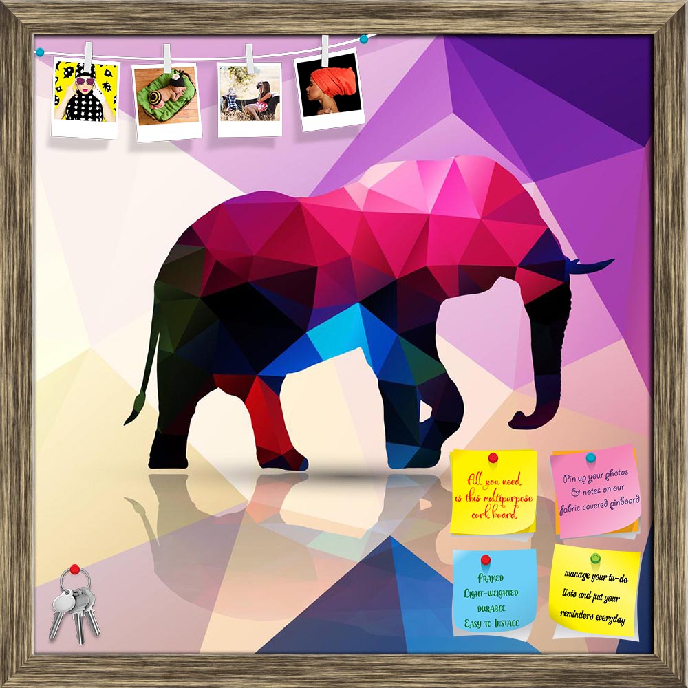 ArtzFolio Geometric Polygonal Elephant Printed Bulletin Board Notice Pin Board Soft Board | Framed-Bulletin Boards Framed-AZSAO26776466BLB_FR_L-Image Code 5003312 Vishnu Image Folio Pvt Ltd, IC 5003312, ArtzFolio, Bulletin Boards Framed, Abstract, Animals, Kids, Digital Art, geometric, polygonal, elephant, printed, bulletin, board, notice, pin, soft, framed, pattern, design, pin up board, push pin board, extra large cork board, big pin board, notice board, small bulletin board, cork board, wall notice board
