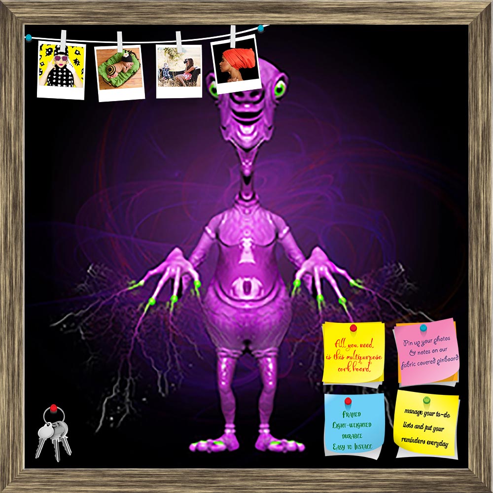 ArtzFolio Pink Monster Telepathic Power Printed Bulletin Board Notice Pin Board Soft Board | Framed-Bulletin Boards Framed-AZSAO26783543BLB_FR_L-Image Code 5003314 Vishnu Image Folio Pvt Ltd, IC 5003314, ArtzFolio, Bulletin Boards Framed, Fantasy, Digital Art, pink, monster, telepathic, power, printed, bulletin, board, notice, pin, soft, framed, power-3d, pin up board, push pin board, extra large cork board, big pin board, notice board, small bulletin board, cork board, wall notice board, giant cork board, 
