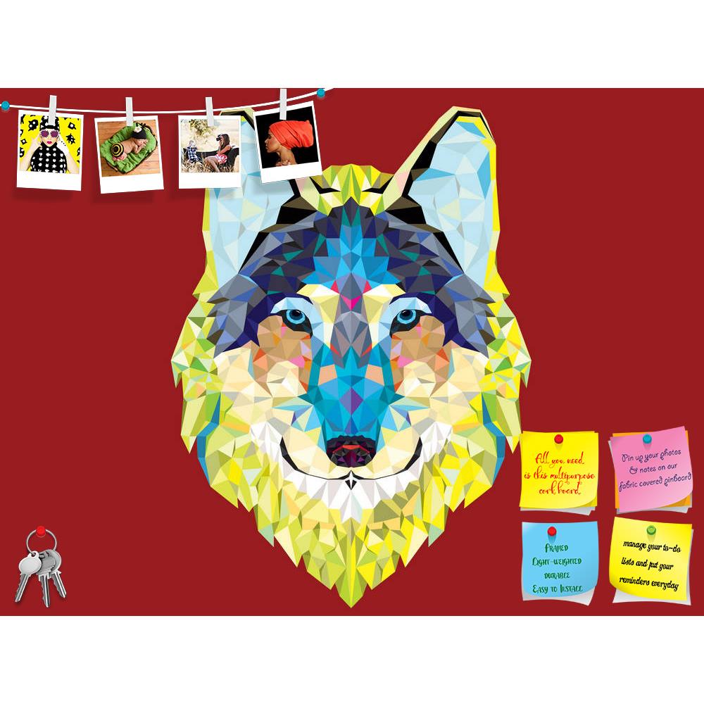 ArtzFolio Wolf Head With Geometric Style Printed Bulletin Board Notice Pin Board Soft Board | Frameless-Bulletin Boards Frameless-AZSAO26791931BLB_FL_L-Image Code 5003317 Vishnu Image Folio Pvt Ltd, IC 5003317, ArtzFolio, Bulletin Boards Frameless, Animals, Kids, Digital Art, wolf, head, with, geometric, style, printed, bulletin, board, notice, pin, soft, frameless, animal, armory, arms, art, artistic, beast, black, carnivore, cartoon, circus, club, coyote, cute, dog, drawing, element, emblem, eyes, face, f