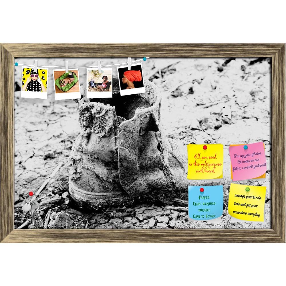 ArtzFolio Old Black & White Shoes Printed Bulletin Board Notice Pin Board Soft Board | Framed-Bulletin Boards Framed-AZSAO26848781BLB_FR_L-Image Code 5003323 Vishnu Image Folio Pvt Ltd, IC 5003323, ArtzFolio, Bulletin Boards Framed, Vintage, Photography, old, black, white, shoes, printed, bulletin, board, notice, pin, soft, framed, accessory, antique, army, background, boot, boots, closeup, combat, concept, dirt, dirty, drawing, foot, footwear, front, grunge, hard, heavy, hiking, leather, military, mud, mud