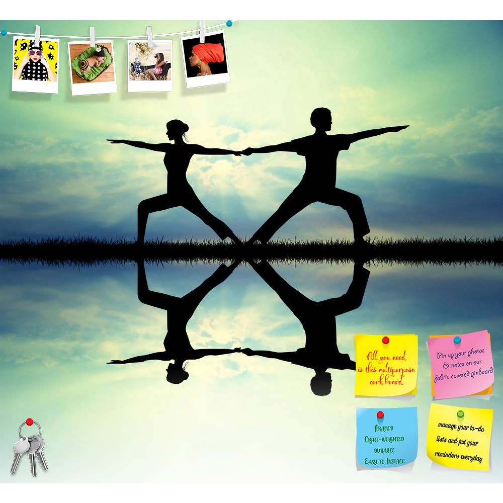 ArtzFolio Couple Doing Yoga At Sunset D1 Printed Bulletin Board Notice Pin Board Soft Board | Frameless-Bulletin Boards Frameless-AZSAO26913619BLB_FL_L-Image Code 5003329 Vishnu Image Folio Pvt Ltd, IC 5003329, ArtzFolio, Bulletin Boards Frameless, Landscapes, Traditional, Photography, couple, doing, yoga, at, sunset, d1, printed, bulletin, board, notice, pin, soft, frameless, active, body, energy, exercise, female, fitness, illustration, lifestyle, man, meditation, morning, natural, nature, pose, poses, re